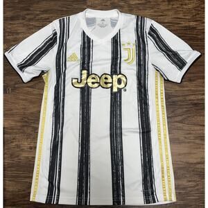2020-2021 Adidas Men's Juventus Home Jersey Size Small White/Black/Gold